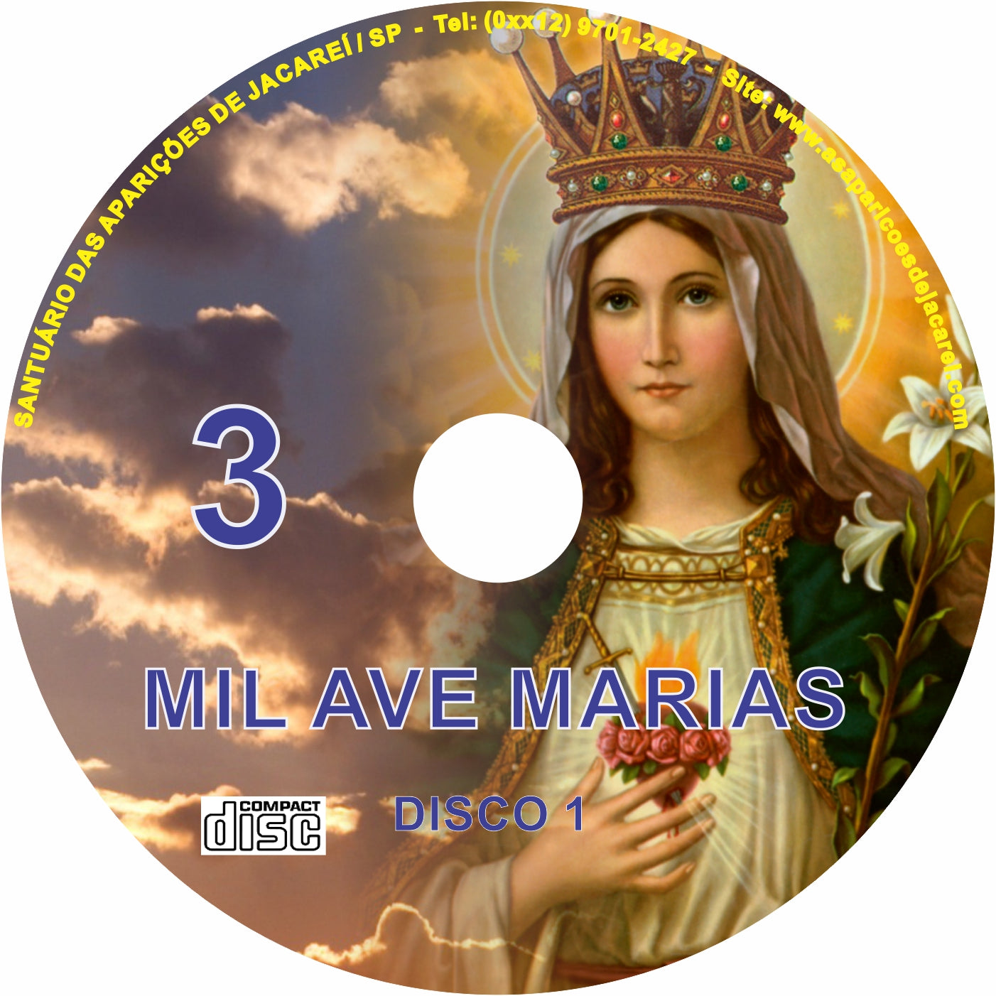 CD Terço das Mil Ave Marias 3 CD Terço das Mil Ave Marias 3